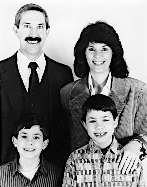 The Schutze family in 1989